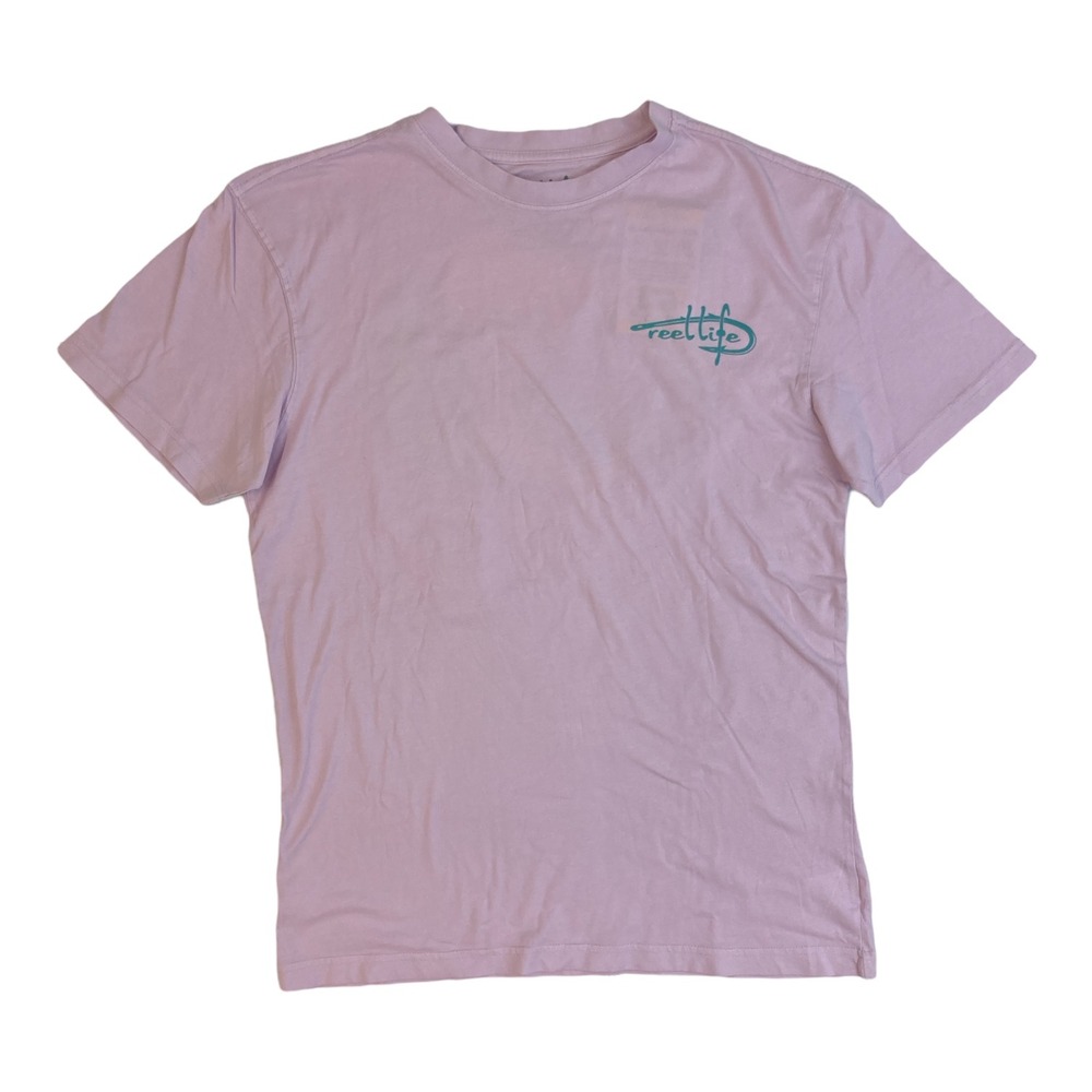 NWT‎ Men's REEL LIFE Winsome Orchid Tee Large